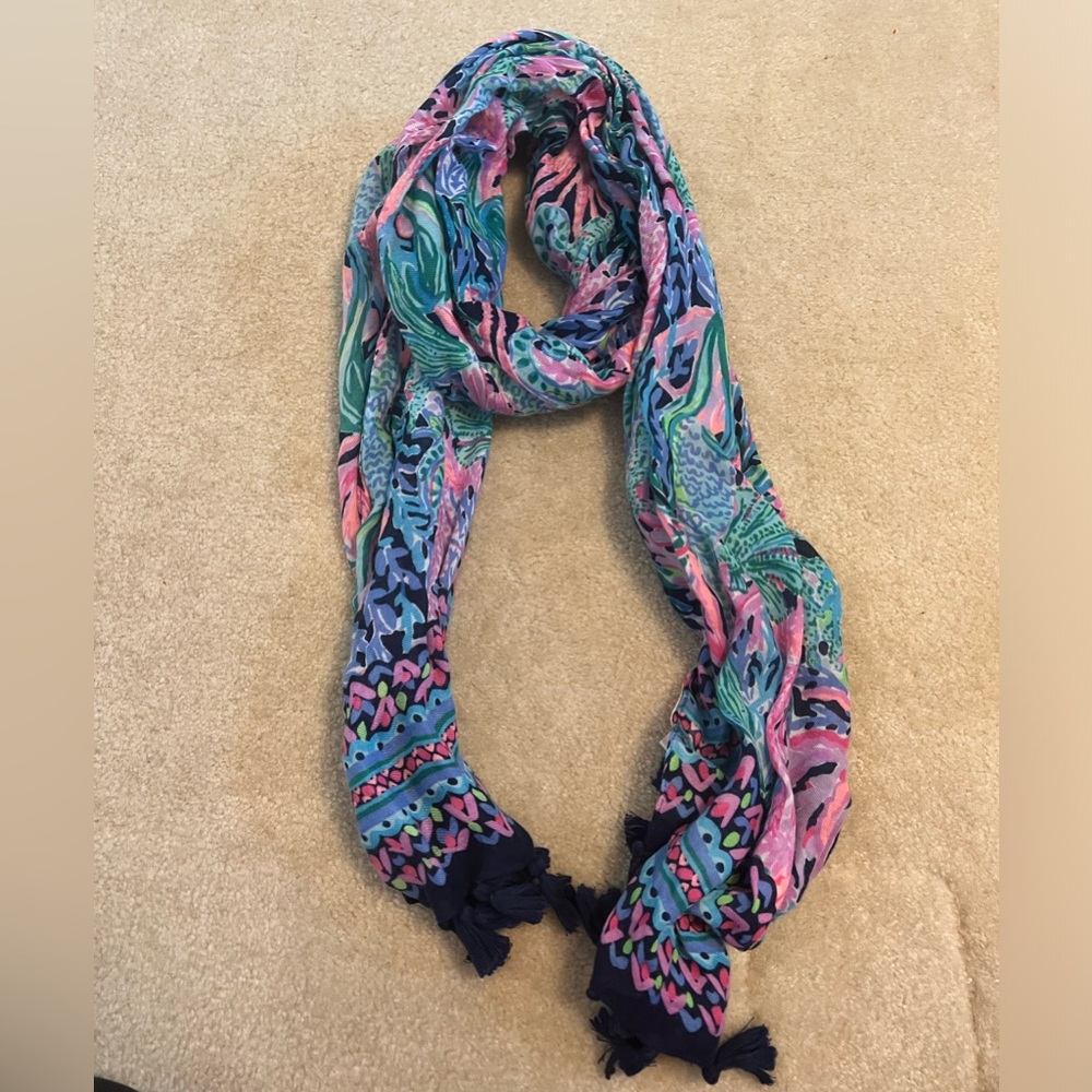 Lilly Pulitzer multi color scarf